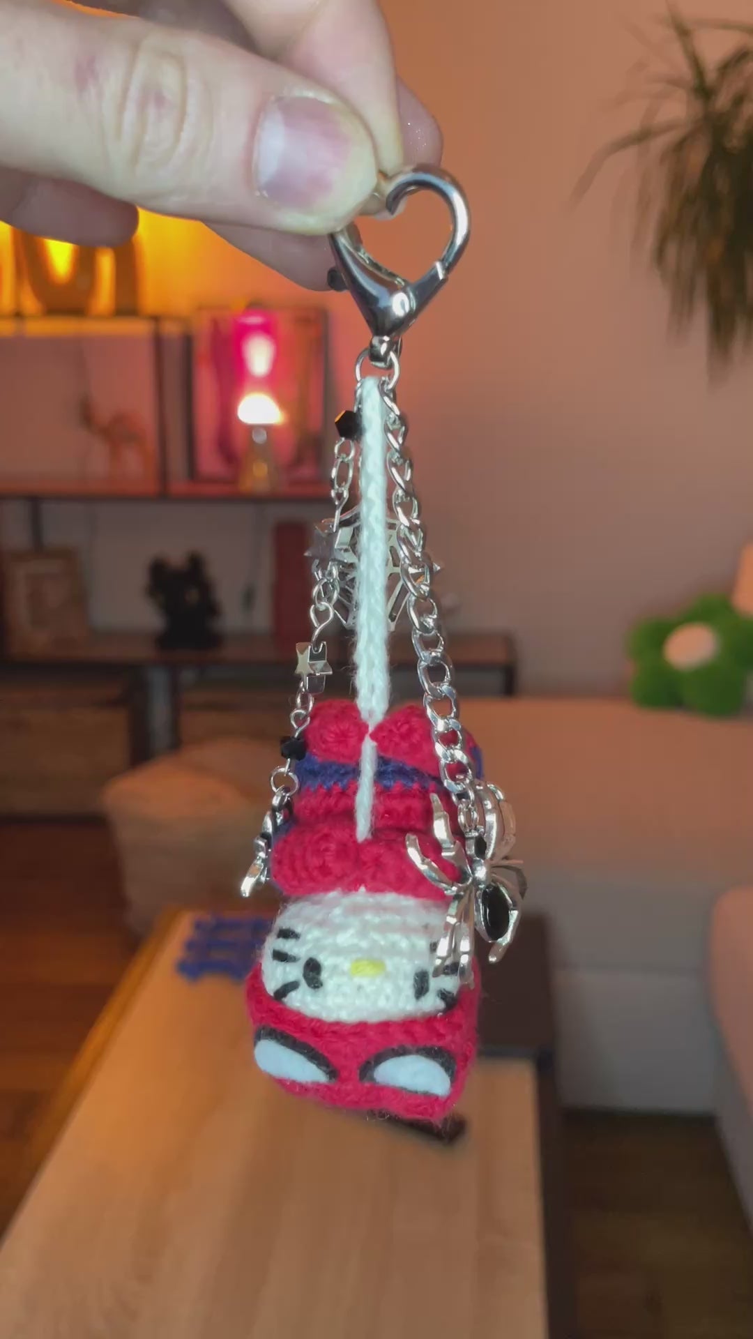 Porte-clé Hello Kitty x Spiderman